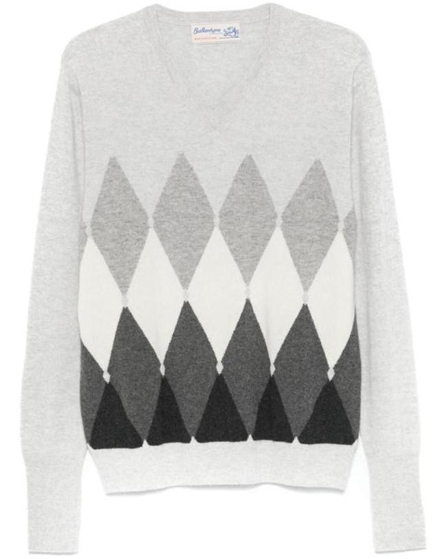 발란타인 [해외직구] 24FW 발렌타인 스웨터 B2P00112KA8095 95123 GREY 착용컷
