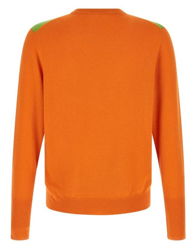 발란타인 [해외직구] 26FW 발렌타인 가디건 B2P00012K1491500 Orange 착용컷