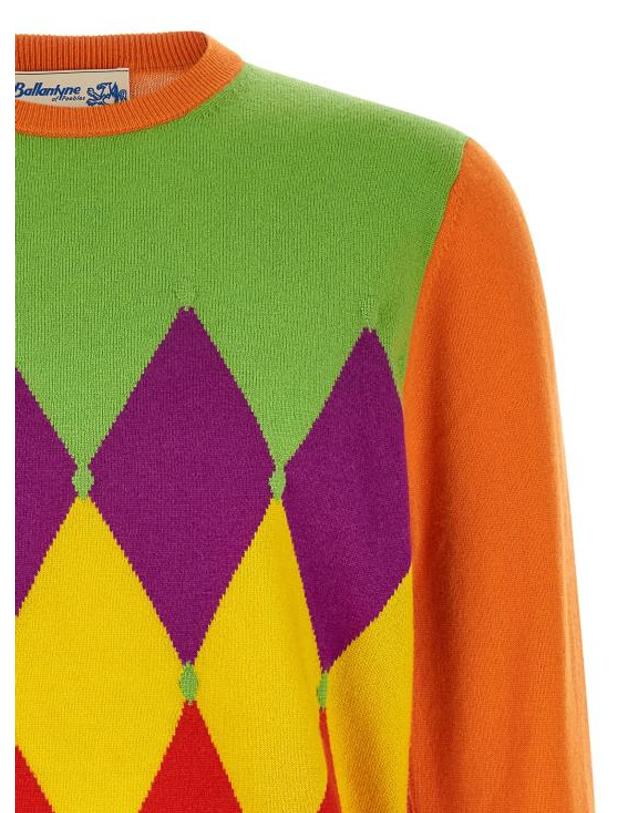 발란타인 [해외직구] 26FW 발렌타인 가디건 B2P00012K1491500 Orange 착용컷