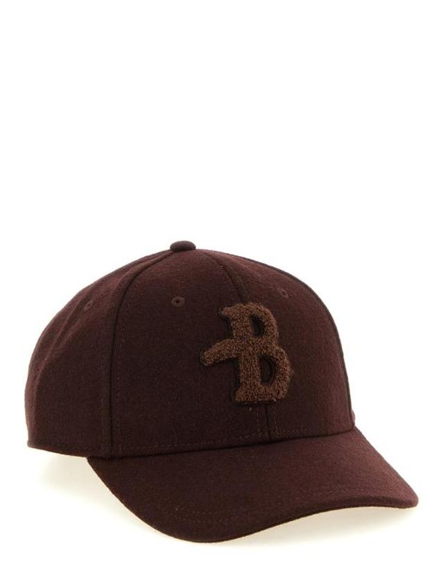 발란타인 [해외직구] 발렌타인 볼캡 LDBMN018UWR1214677 BURGUNDY 착용컷