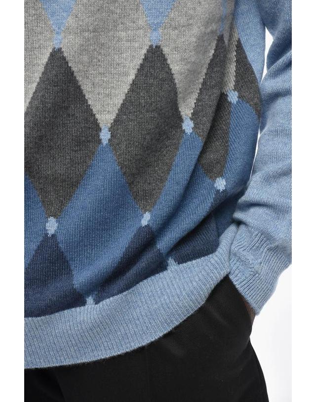 발란타인 [해외직구] 발렌타인 터틀넥 B2P0107K0A893153 Blue 착용컷
