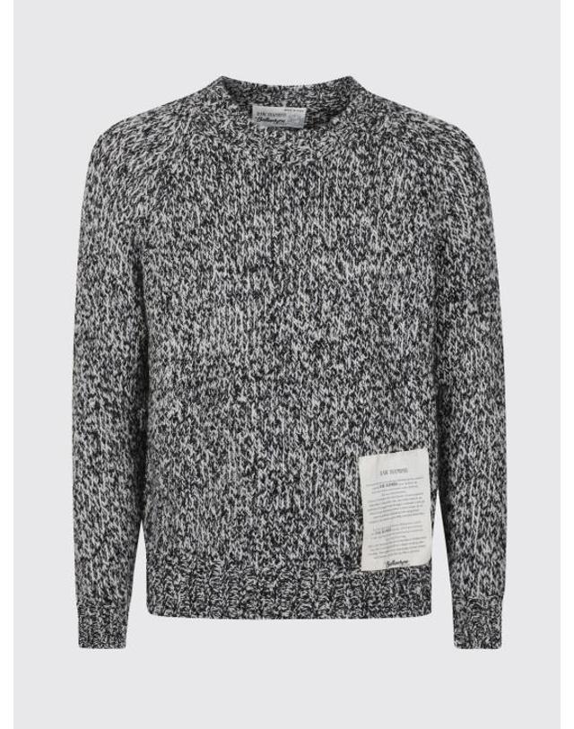 발란타인 [해외직구] 26FW 발렌타인 스웨터 B4P1803W072 95511 Black 착용컷