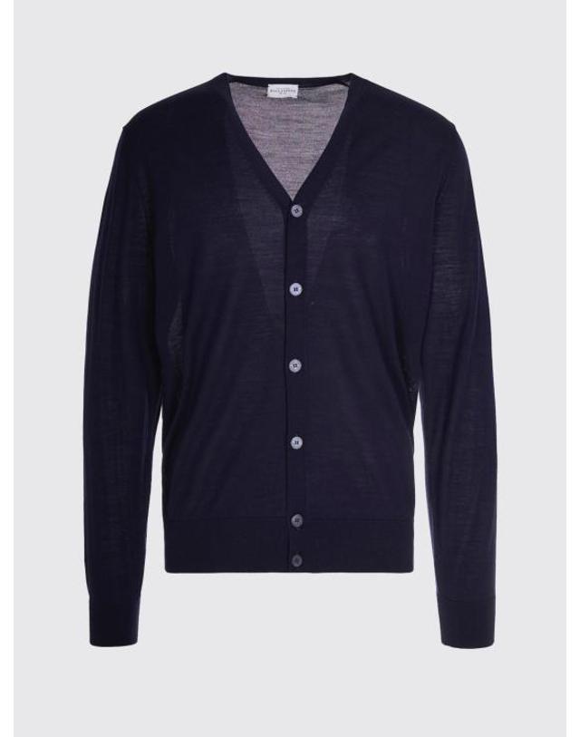발란타인 [해외직구] 26FW 발렌타인 스웨터 B2K00116W02 13777 Navy 착용컷