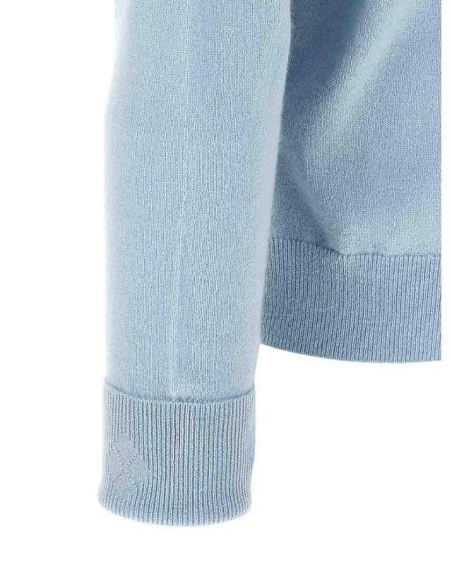 발란타인 [해외직구] 26FW 발렌타인 가디건 B2K03612KA893018 LIGHT BLUE 착용컷