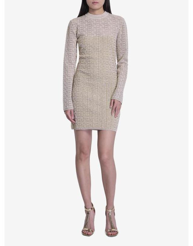 발망 [해외직구] 24FW 발망 숏 원피스 DF2R8029KH69 GFM BEIGE 착용컷