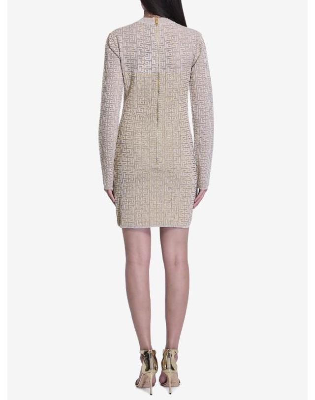 발망 [해외직구] 24FW 발망 숏 원피스 DF2R8029KH69 GFM BEIGE 착용컷