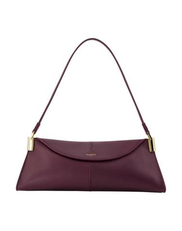 [해외직구] 26FW 발망 숄더백 HN0AE095LMRK5DM BURGUNDY