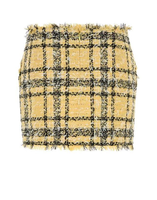 발망 [해외직구] 26SS 발망 스커트 GF1LBB42XL73 AAA YELLOW 착용컷
