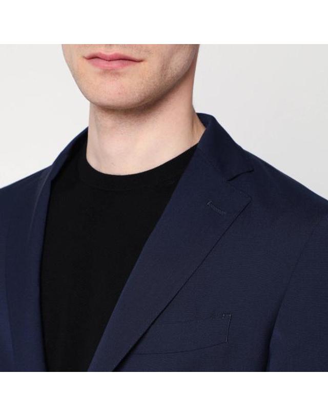 비아지오 산타니엘로 [해외직구] 25SS 비아지오 산타니엘로 수트 자켓 G500E2489B Blue 착용컷