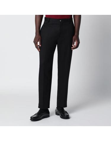 [해외직구] 26SS 비아지오 산타니엘로 스트레이트 팬츠 2828CO Black