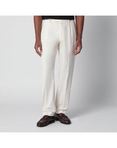 [해외직구] 26SS 비아지오 산타니엘로 수트 팬츠 DSE3295CO 03 WHITE