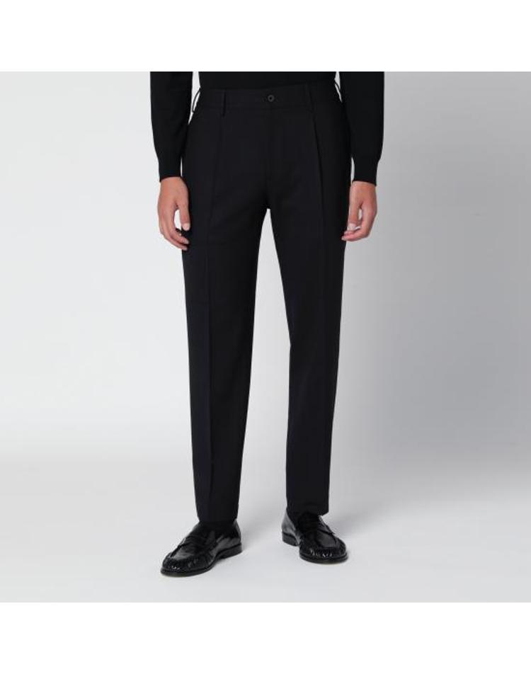 BIAGIO SANTANIELLO [해외] 26FW 비아지오 산타니엘로 수트 팬츠 E2706WO Black