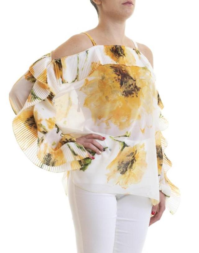 블루걸 [해외직구] 19SS 블루걸 블라우스 7567125 Multicolour 착용컷