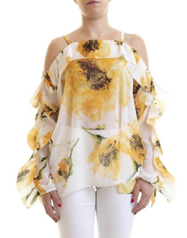 블루걸 [해외직구] 19SS 블루걸 블라우스 7567125 Multicolour 착용컷