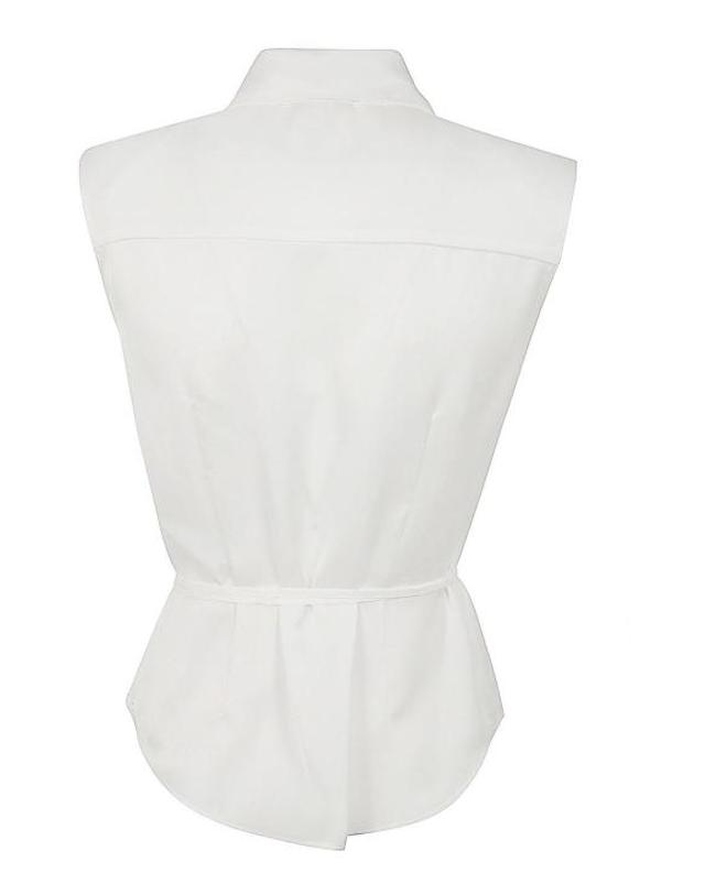 블루걸 [해외직구] 24SS 블루걸 블라우스 RA4121T194203389 White 착용컷