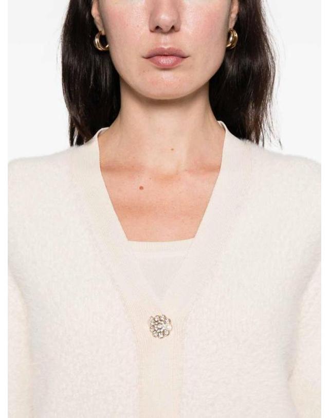 블루걸 [해외직구] 25FW 블루걸 스웨터 RF5235MA39R10110 Cream 착용컷