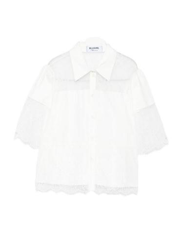 [해외직구] 26SS 블루걸 셔츠 RA6142T544A11111 White