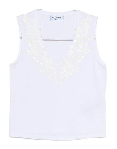 [해외직구] 26SS 블루걸 민소매 티셔츠 RA6152J500311111 White
