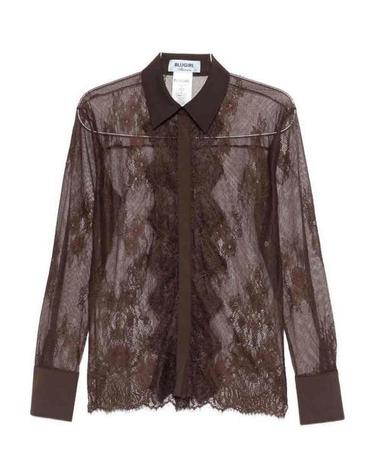 [해외직구] 26SS 블루걸 블라우스 RA6155J390190913 Dark Brown