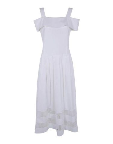 [해외직구] 25FW 블루걸 롱 원피스 RA6154T544A11111 White
