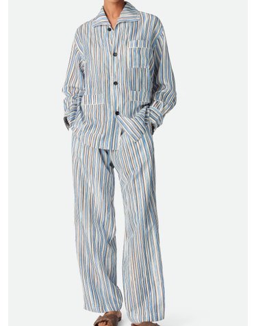 [해외직구] 25SS 보테가베네타 수트 자켓 817460V50D0 4240 STRIPE