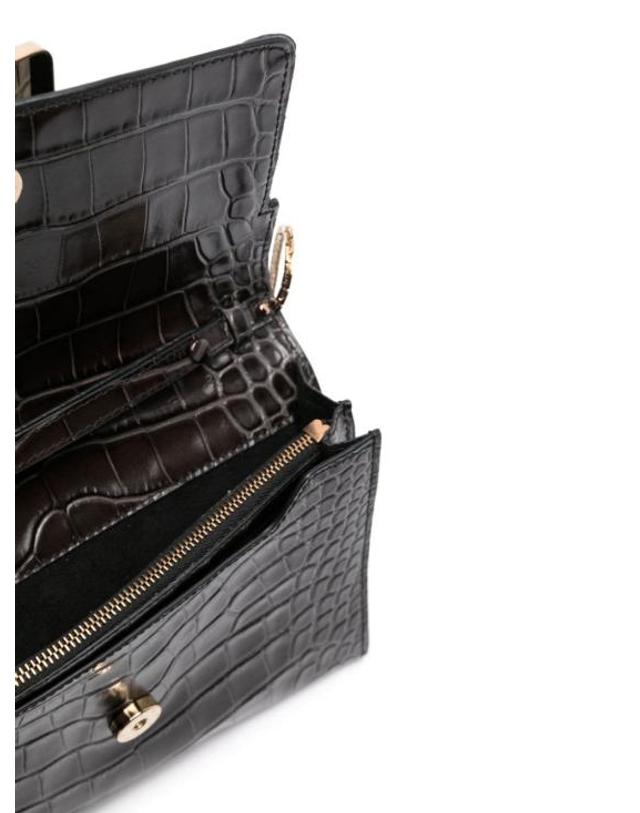 보이 [해외직구] 24SS 보위 클러치 파우치 BUCKLETRAVELCASECROCEMBOSSEDCSCSDBLACK 착용컷