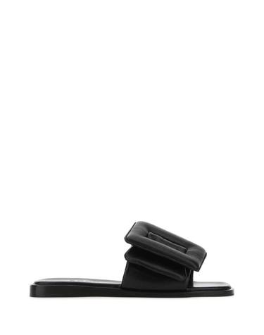 [해외직구] 23SS 보위 뮬 슬리퍼 PUFFYSANDAL BLACK