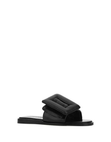 [해외직구] 23SS 보위 뮬 슬리퍼 PUFFYSANDAL BLACK