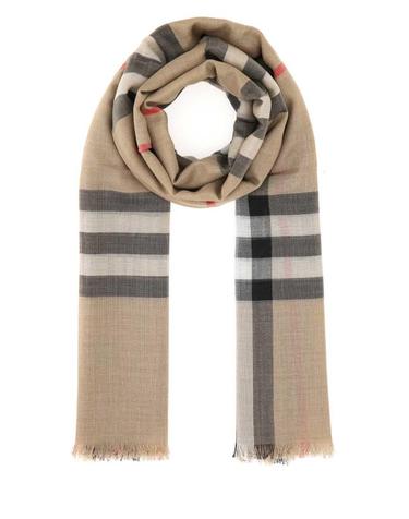[해외직구] 26FW 버버리 체크 울 실크 스카프 8078779 A7026 Checked