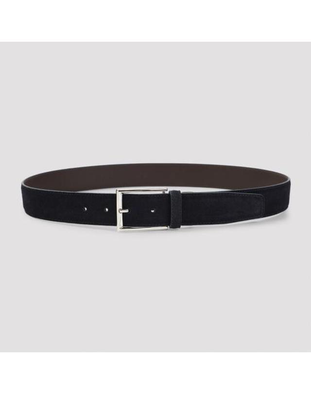 까날리 [해외직구] 26FW 카날리 가죽 벨트 50CKB00477 310 BLUE 착용컷