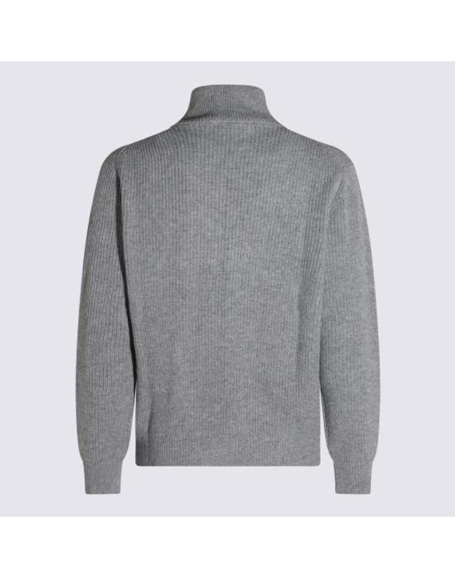 까날리 [해외직구] 26FW 카날리 스웨터 C1223 MK02552201 Grey 착용컷