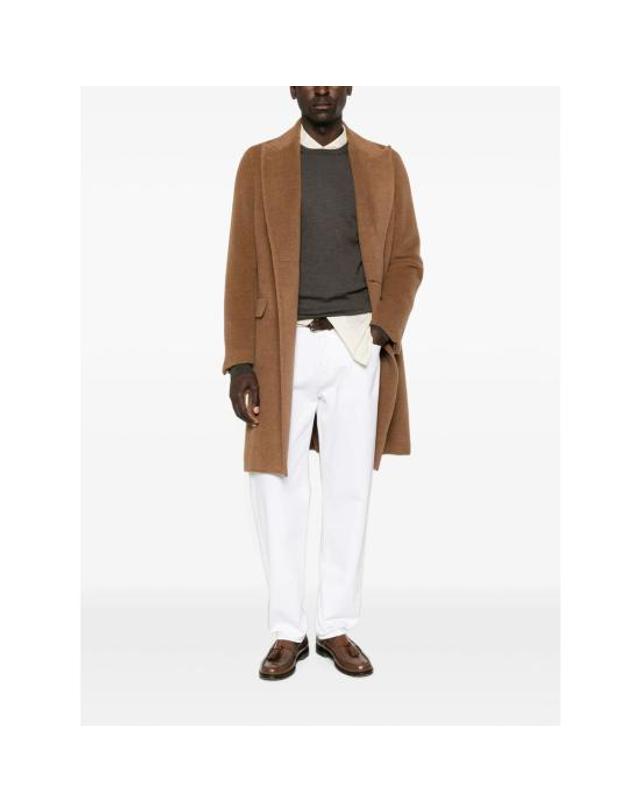 까날리 [해외직구] 26FW 카날리 코트 FX06128 50230 701 BROWN 착용컷