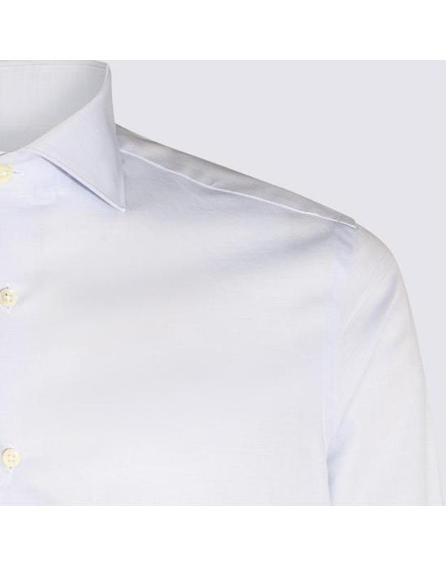 까날리 [해외직구] 26FW 카날리 셔츠 NCLX0C3 GR03819401 LIGHT BLUE 착용컷