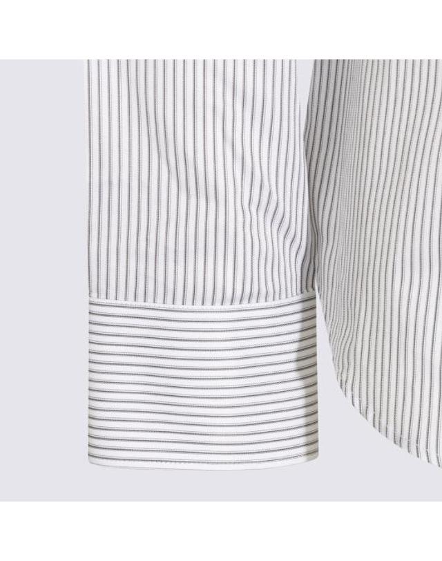 까날리 [해외직구] 26FW 카날리 셔츠 NCLX0C3 GR03828111 WHITE GREY 착용컷