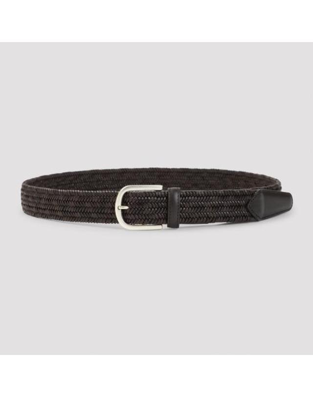 까날리 [해외직구] 26FW 카날리 가죽 벨트 50C KA00532 510 MARRONE 착용컷
