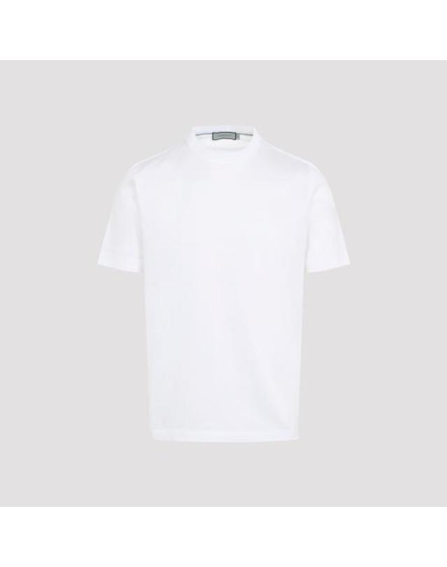 까날리 [해외직구] 26FW 카날리 반팔 티셔츠 T0922 MJ00002 001 BIANCO 착용컷