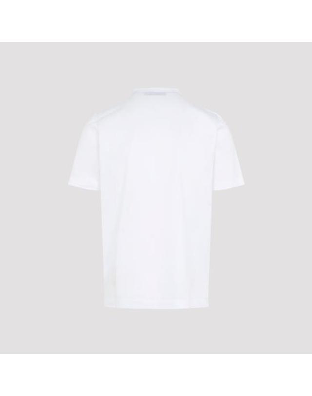 까날리 [해외직구] 26FW 카날리 반팔 티셔츠 T0922 MJ00002 001 BIANCO 착용컷