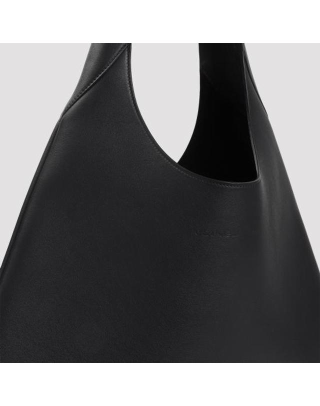 까르뱅 [해외직구] 25FW 까르벵 토트백 6252161203 N999 BLACK 착용컷