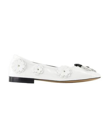 [해외직구] 25FW 세실리아 반센 플랫 슈즈 CONFIG CECS24003 WHITE