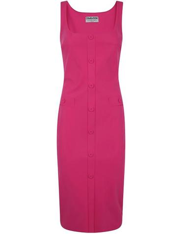 [해외직구] 25SS 키아라보니 미디 원피스 JOSUKE 476 SPICY PINK