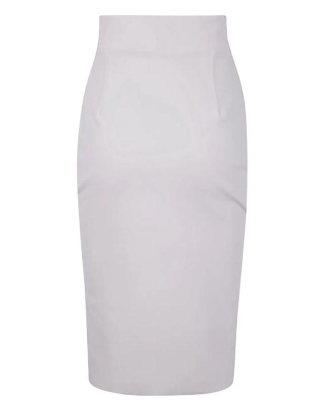 키아라보니 [해외직구] 25FW 키아라보니 미디 스커트 GOLUMI19ES B 554 WINTER WHITE 착용컷