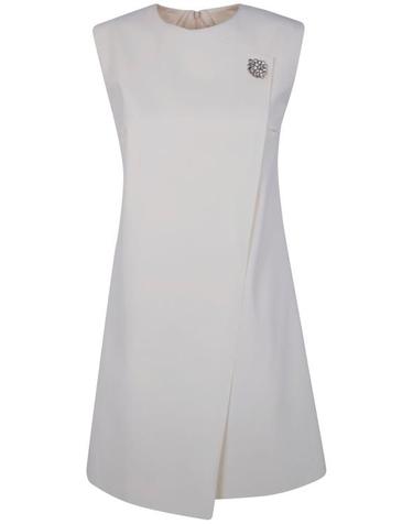 [해외직구] 26SS 키아라보니 미디 원피스 ABCDANKABRSHZPL BS 802 CREAM