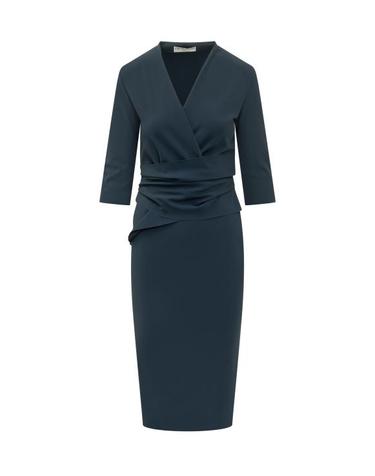 [해외직구] 26SS 키아라보니 롱 원피스 ABAGUSIABS 227 DUSK BLUE