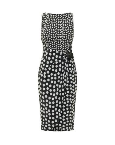 [해외직구] 26SS 키아라보니 미디 원피스 ABGEKANSJERCFST STT742 BETTE SMALL BLACK BETTE BIG BLACK