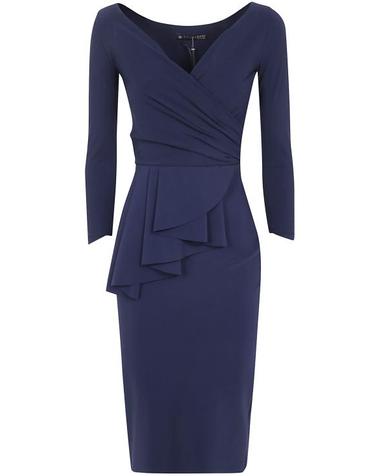 [해외직구] 26FW 키아라보니 롱 원피스 ABCARIANE23 BS 342 DARK MIDNIGHT