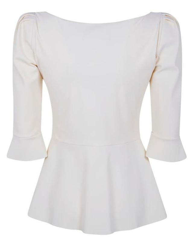 키아라보니 [해외직구] 26SS 키아라보니 미디 원피스 TNEDELMIRA BS 802 CREAM 착용컷
