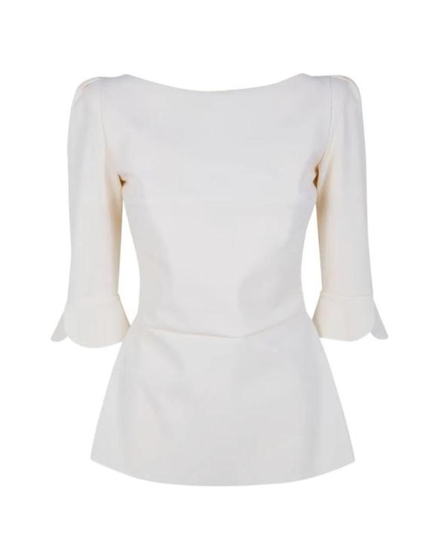 키아라보니 [해외직구] 26SS 키아라보니 미디 원피스 TNEDELMIRA BS 802 CREAM 착용컷