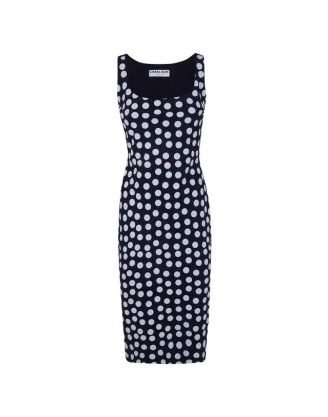 키아라보니 [해외직구] 26SS 키아라보니 미디 원피스 ABCGILIASJE ST STT728V2 BETTE BIG BLACK 착용컷