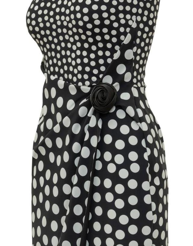 키아라보니 [해외직구] 26SS 키아라보니 미디 원피스 ABGEKANSJERCFST STT742 BETTE SMALL BLACK BETTE BIG BLACK 착용컷