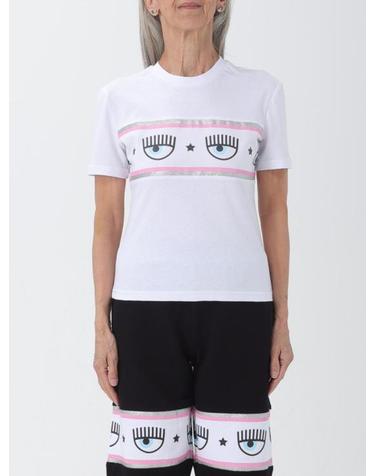 [해외직구] 24SS 키아라 페라그니 반팔 티셔츠 76CBHL03CJL01 003 White